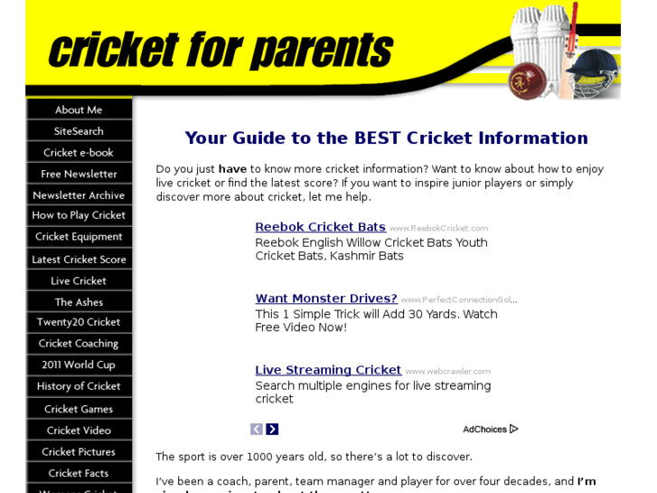 www.cricket-for-parents.com