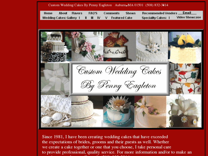 www.customweddingcakesbypenny.com