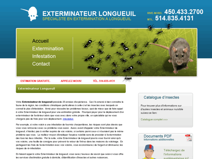 www.exterminateurlongueuil.com