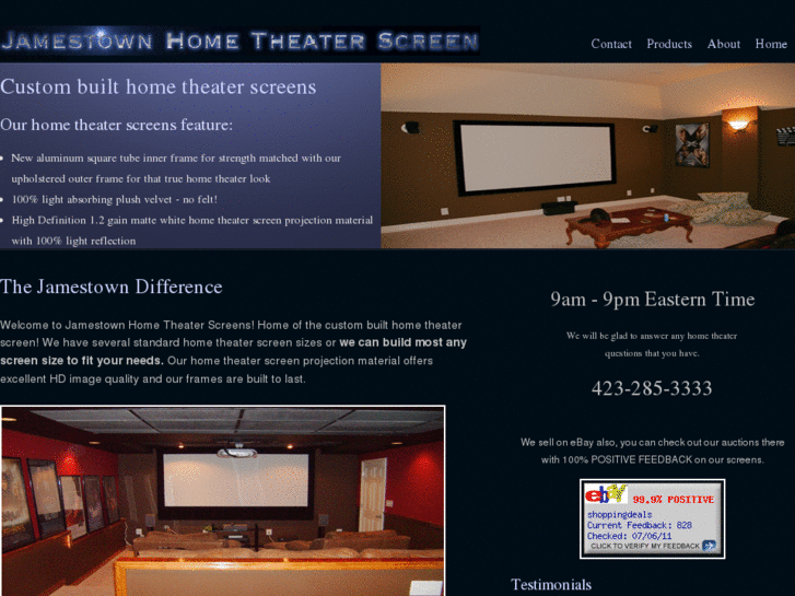 www.jamestownhometheaterscreen.com