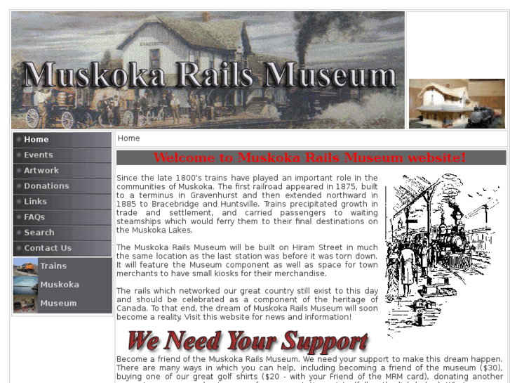 www.muskokarailsmuseum.com