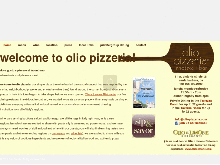 www.oliopizzeria.com