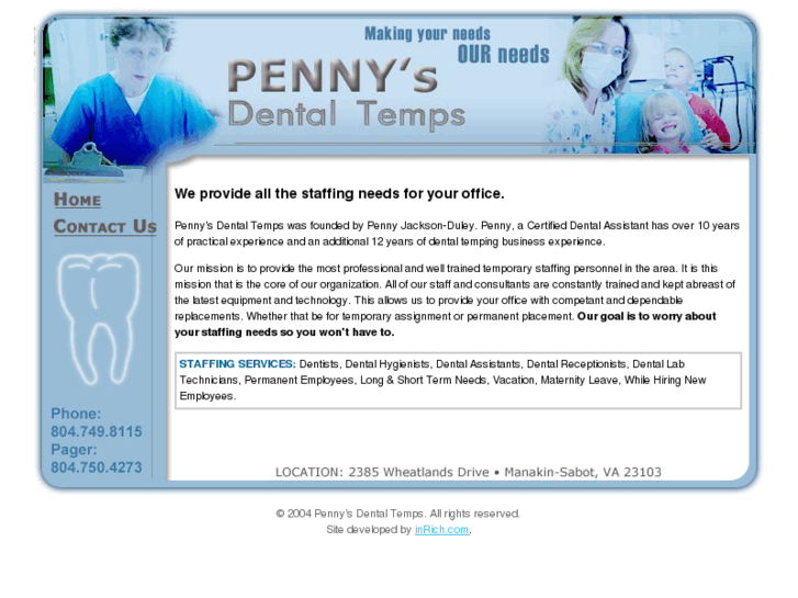 www.pennysdentaltemps.com