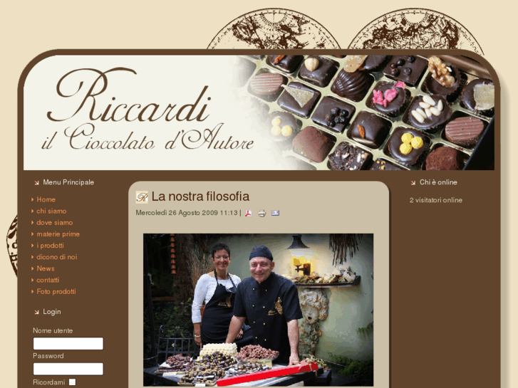 www.riccardiilcioccolato.com