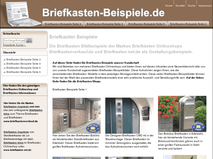 www.briefkasten-beispiele.de