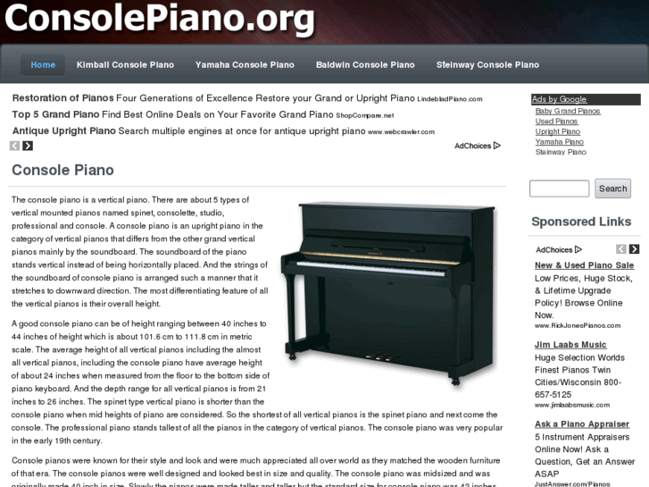 www.consolepiano.org