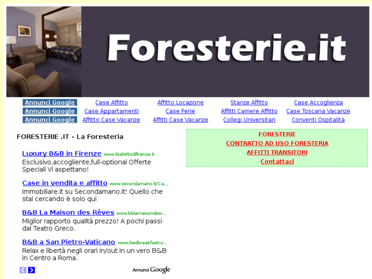 www.foresterie.it