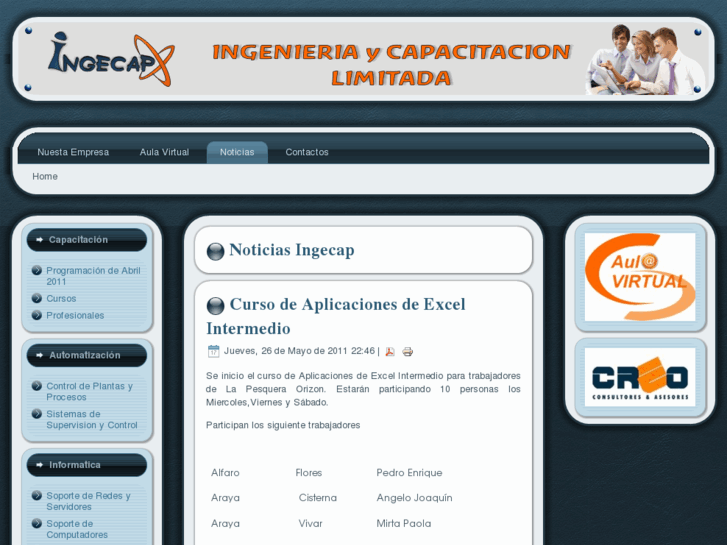 www.ingecap.cl