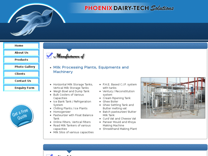 www.phoenixdairymachinery.com