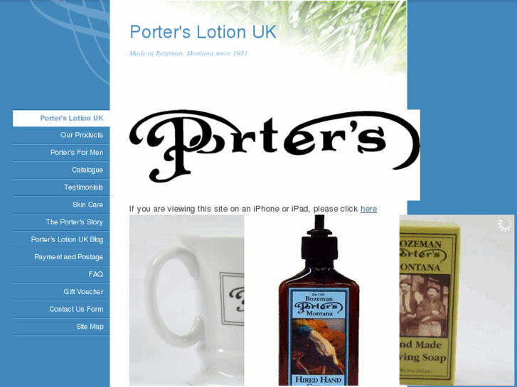 www.porterslotion.co.uk