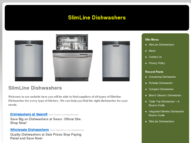 www.slimlinedishwashers.net