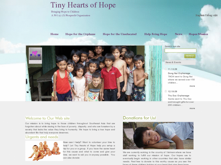 www.tinyheartsofhope.org