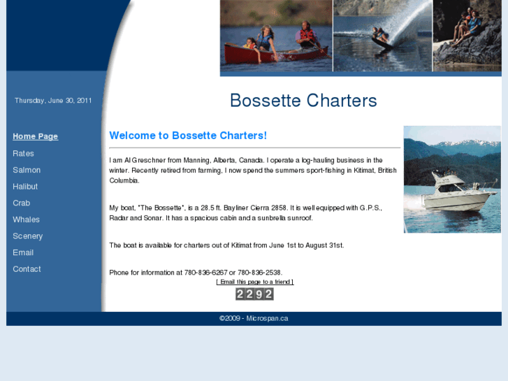 www.bossettecharters.com