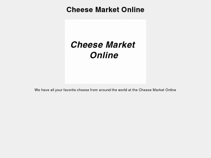 www.cheesemarketonline.com