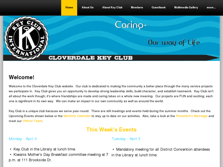 www.cloverdalekeyclub.com