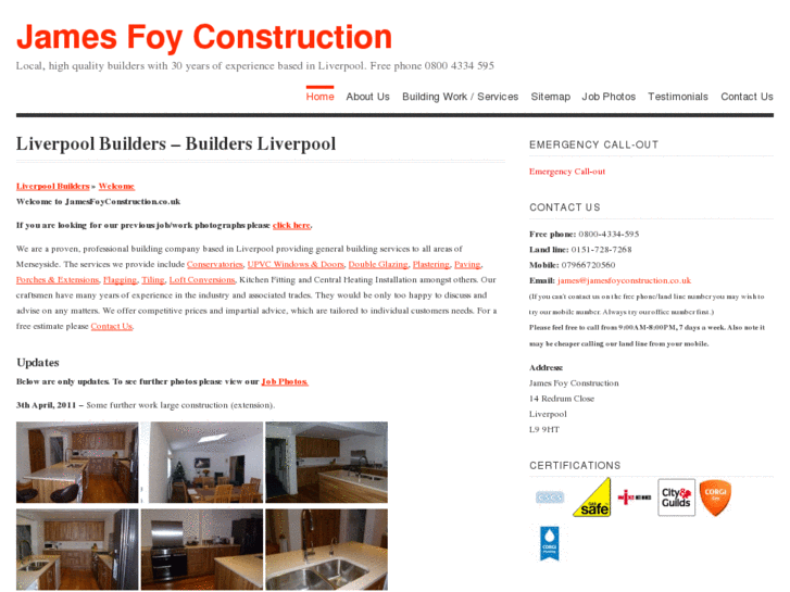 www.jamesfoyconstruction.co.uk