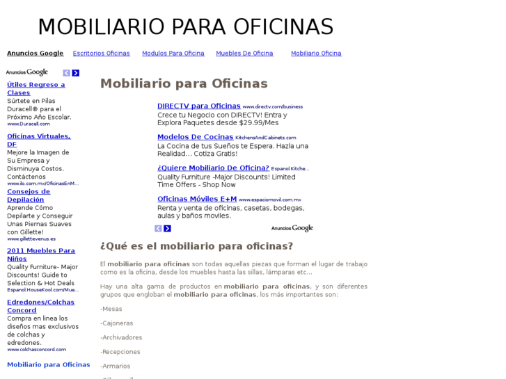 www.mobiliarioparaoficinas.es