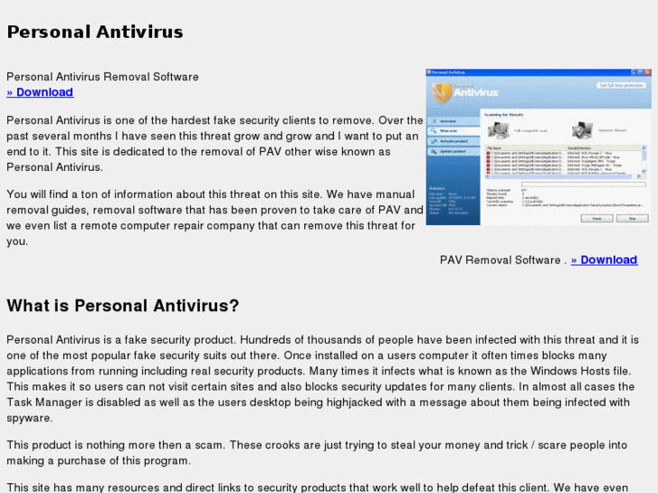 www.personalantivirus.net