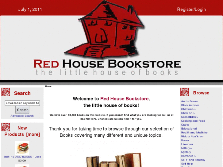 www.redhousebookstore.com