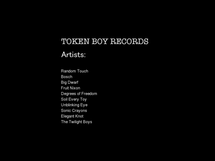 www.tokenboyrecords.com