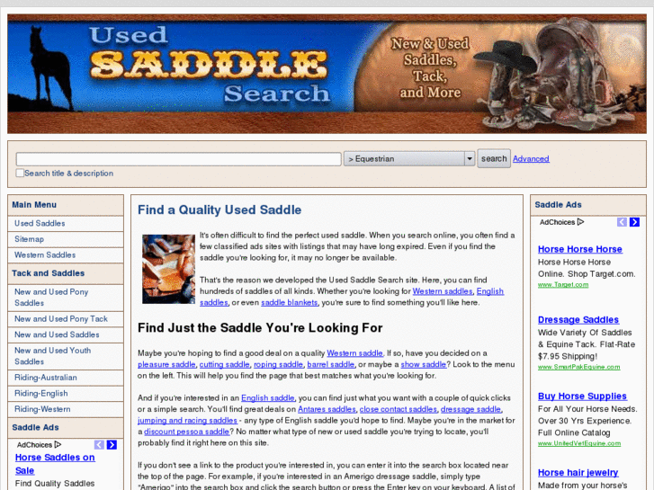 www.usedsaddlesearch.com