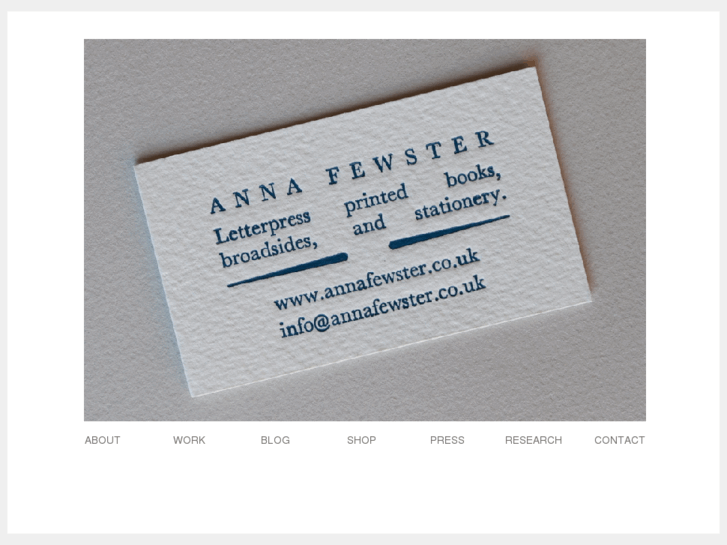 www.annafewster.co.uk