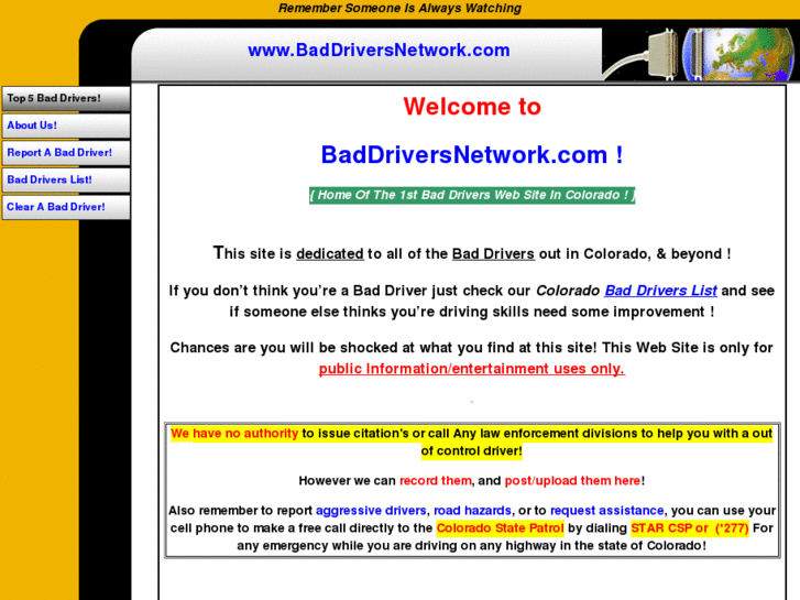 www.baddriversnetwork.com