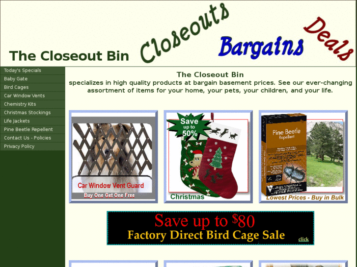 www.closeoutbin.com