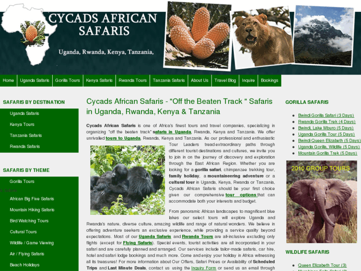 www.cycadssafaris.com