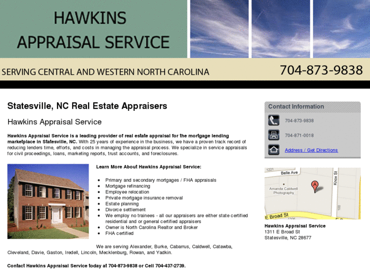 www.hawkinsappraisalnc.com