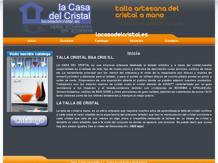 www.lacasadelcristal.es