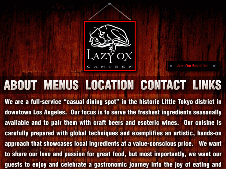 www.lazyoxcanteen.com