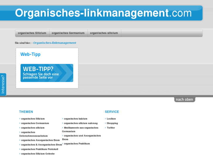 www.organisches-linkmanagement.com