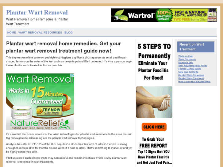 www.plantarwartremovals.com