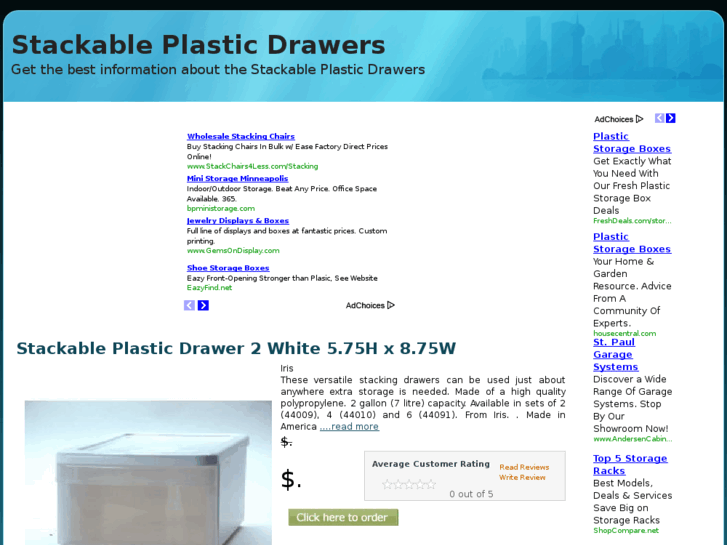 www.stackableplasticdrawers.net