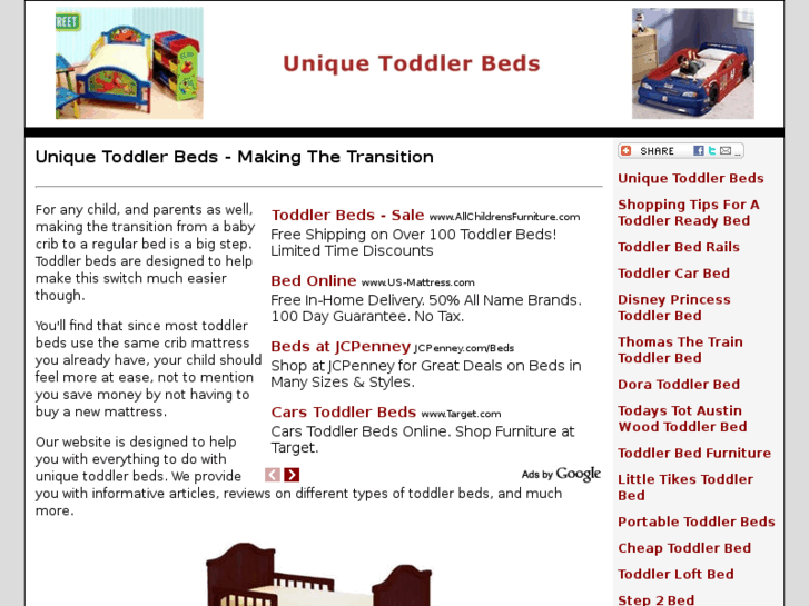 www.uniquetoddlerbeds.com