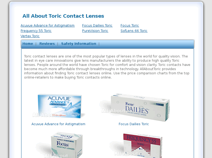 www.allabouttoriccontactlenses.com