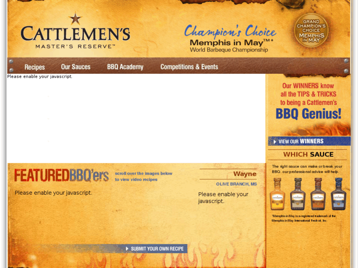 www.cattlemensbbqsauce.com