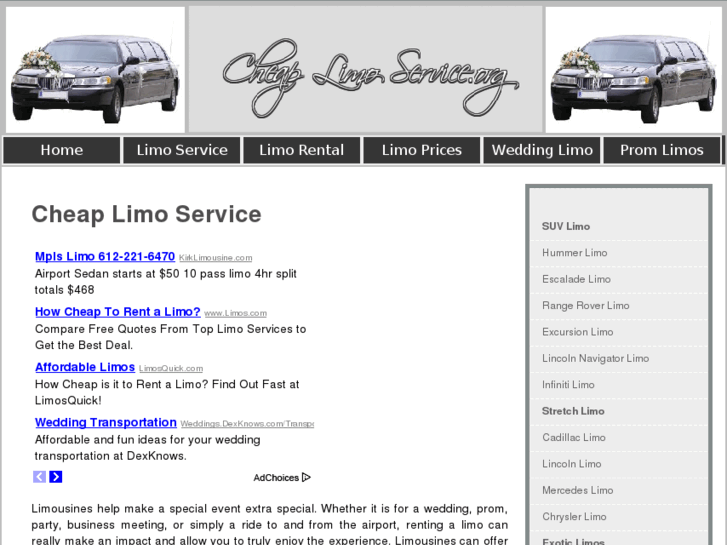 www.cheaplimoservice.org