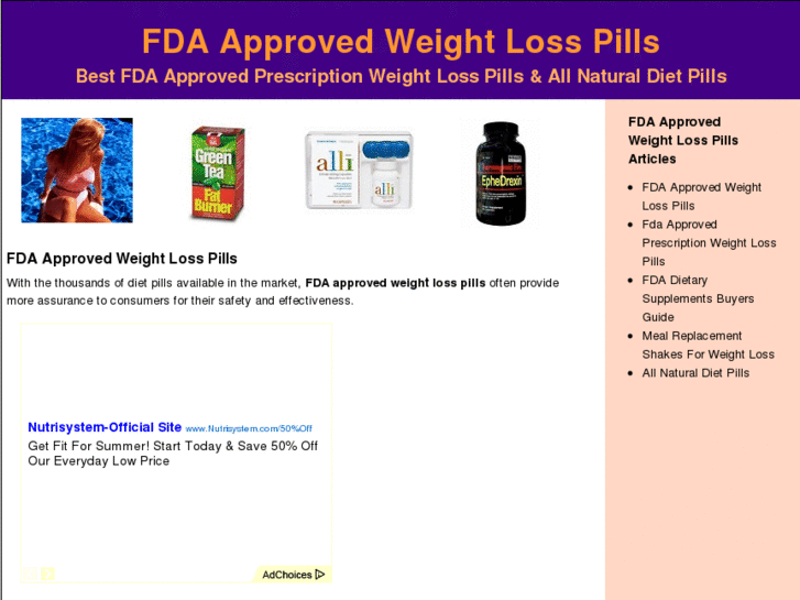 www.fdaapprovedweightlosspills.org