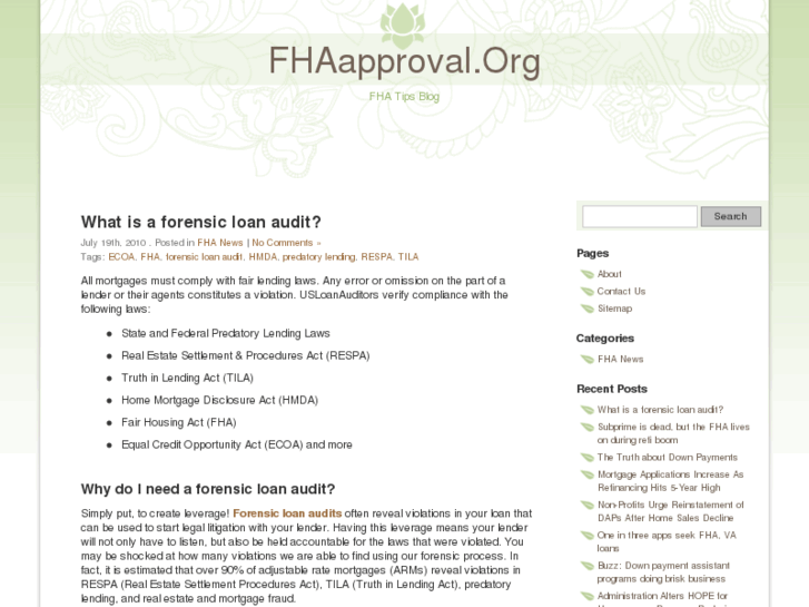 www.fhaapproval.org