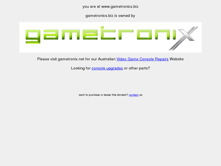 www.gametronics.org