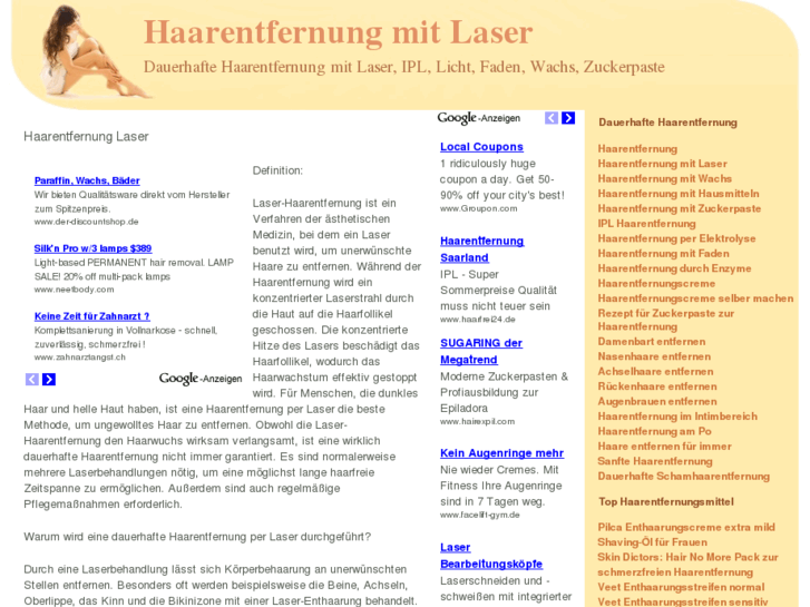 www.haarentfernunglaser.net