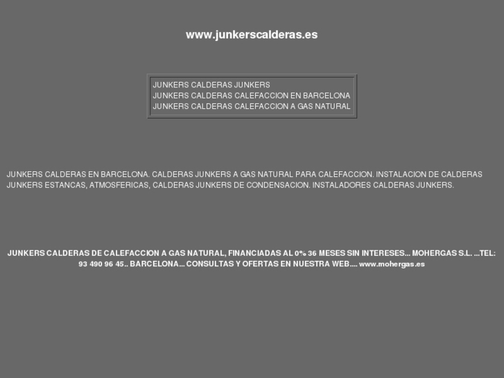 www.junkerscalderas.es