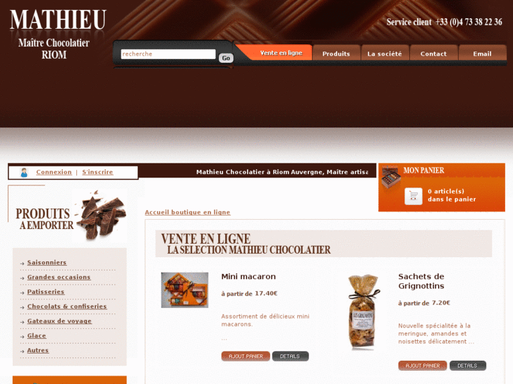 www.mathieu-chocolatier.com