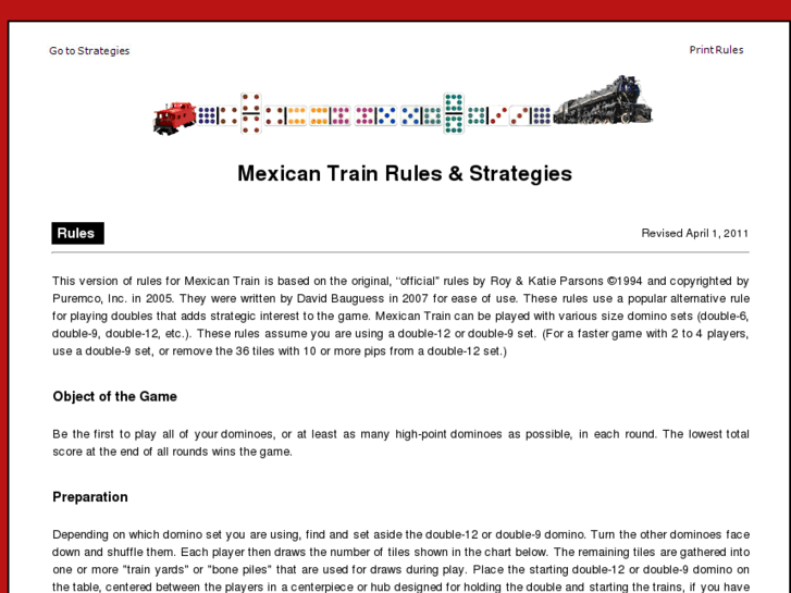 www.mexicantrainrulesandstrategies.com