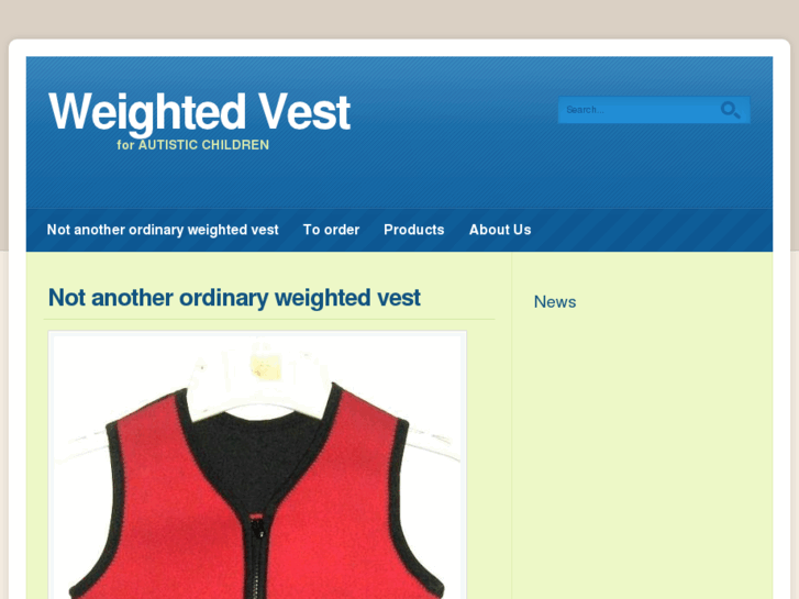 www.weightedvestforautisticchildren.com