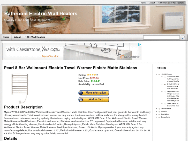 www.bathroomwallheaters.net