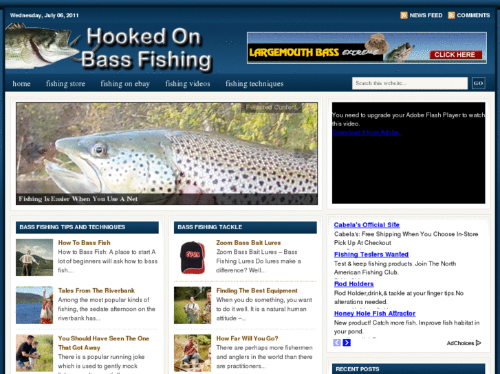 www.hookedonbassfishing.com