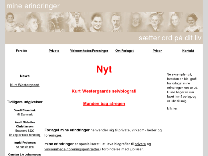 www.mine-erindringer.dk